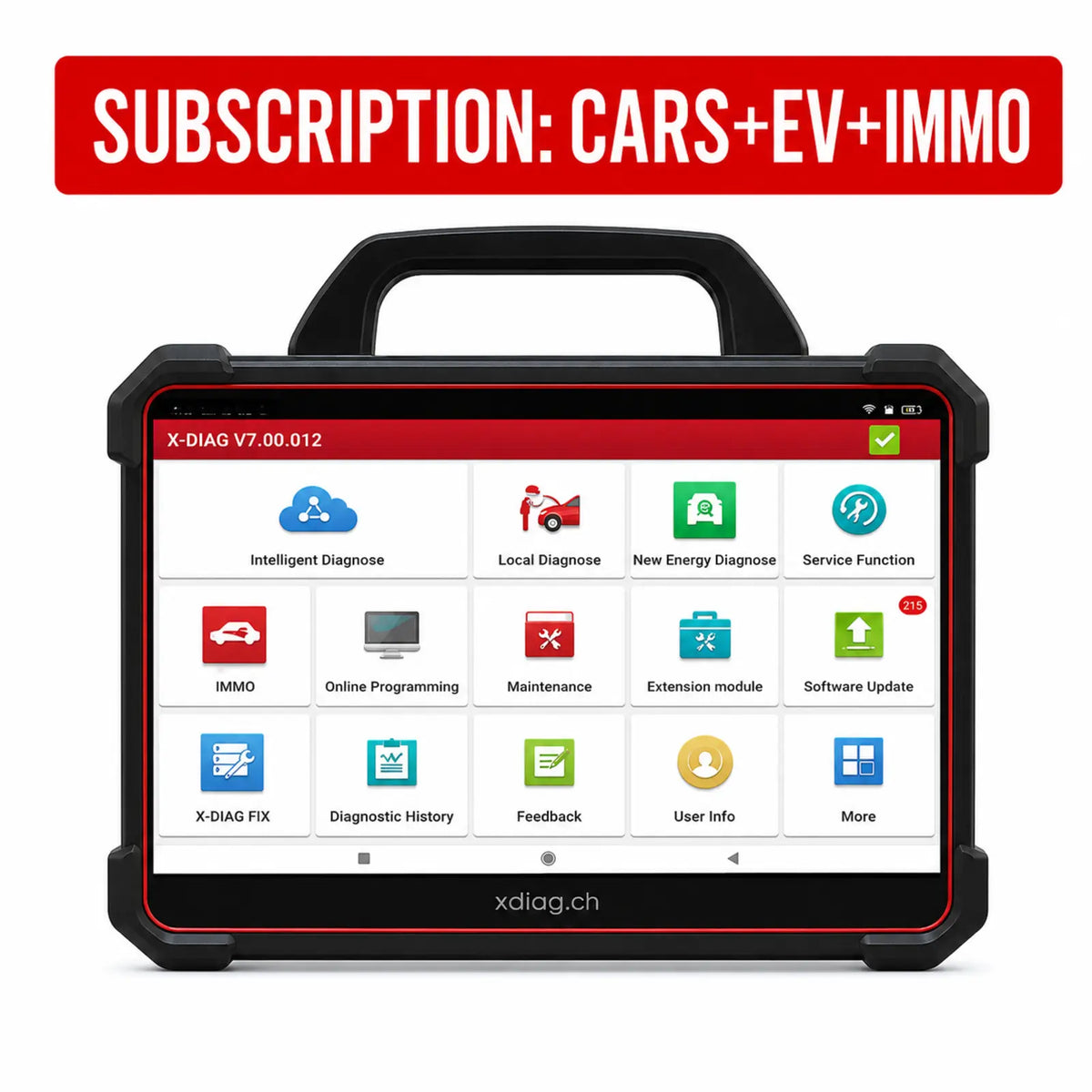 XDIAG: 24 month licence for CARS / EV / IMMO
