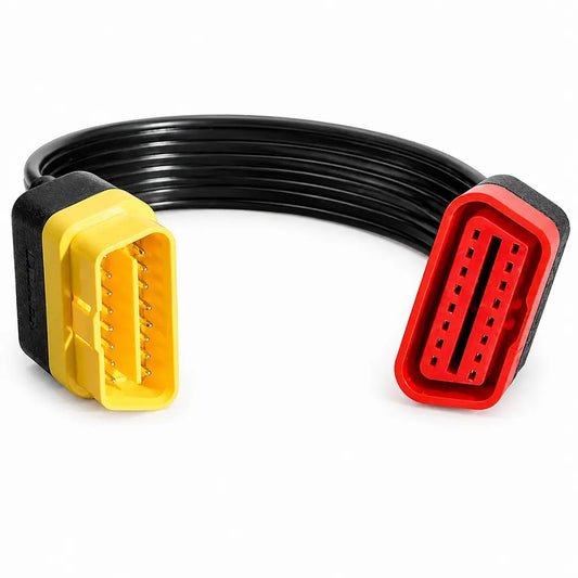 Launch OBDII Extension Cable Full 16 Pin Male to Female for Car OBD Diagnostic Extender Cord Connector ELM327 OBD2 Cable (36CM/14.2Inch)