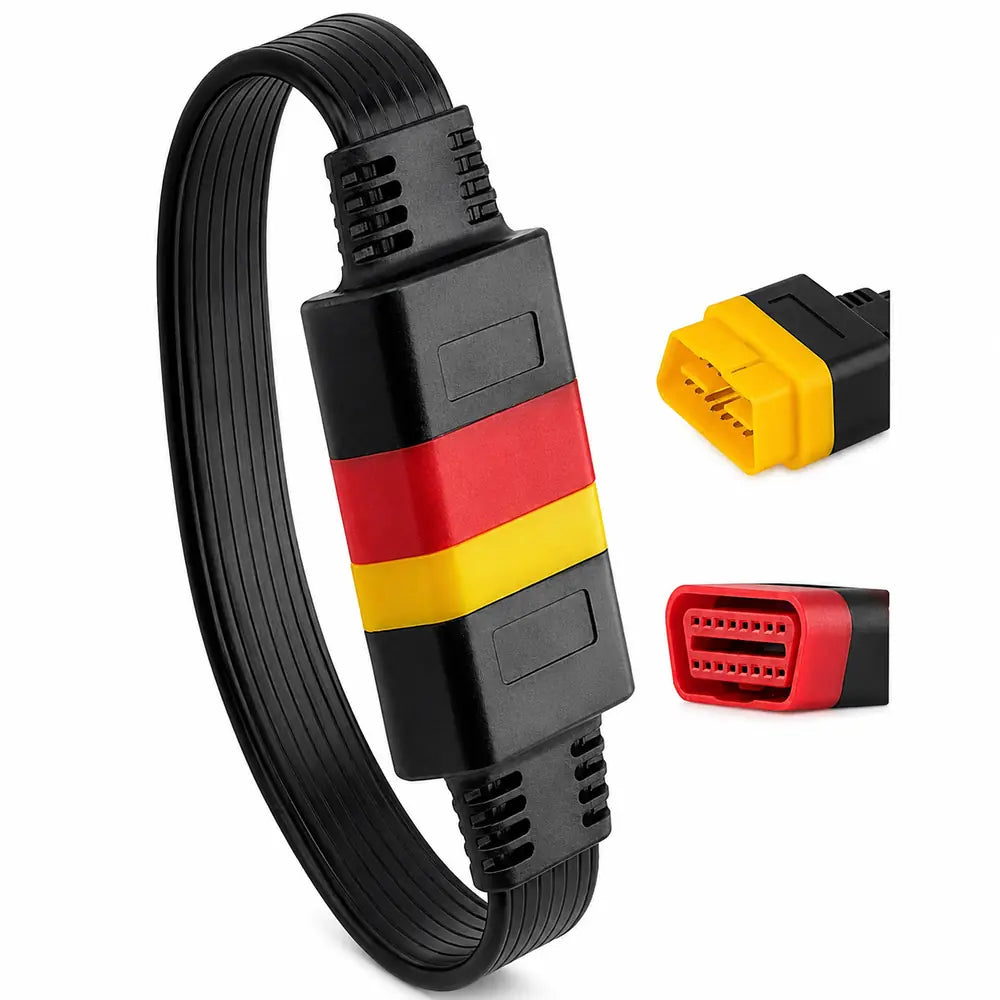 Launch OBDII Extension Cable Full 16 Pin Male to Female for Car OBD Diagnostic Extender Cord Connector ELM327 OBD2 Cable (36CM/14.2Inch)