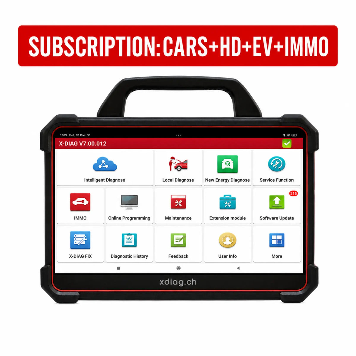 XDIAG: 24 month licence for CARS / TRUCKS / EV / IMMO
